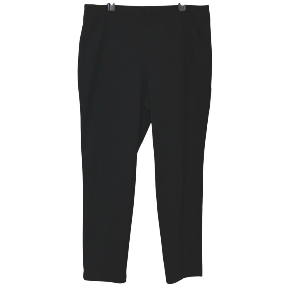 Croft & Barrow  Women's XL Black Pull On Elastic Waist Pants